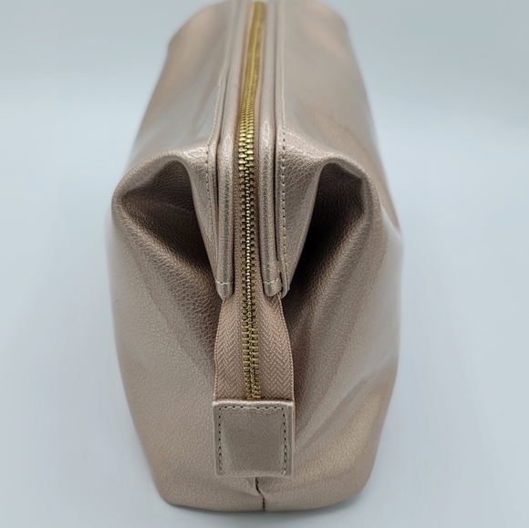 Rose Gold Large Cosmetic Case Beauty Boutique NEW #673 - Picture 7 of 16